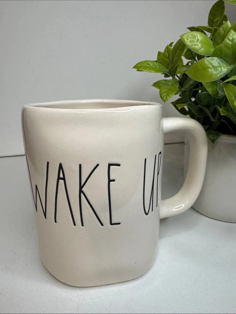 Rae Dunn WAKE UP Coffee Mug